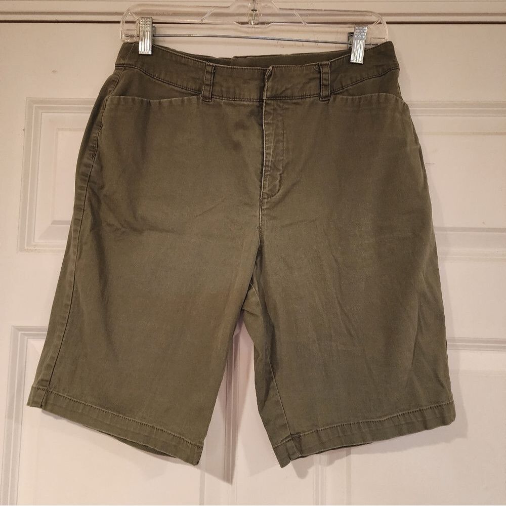 Croft & Barrow green stretch shorts
